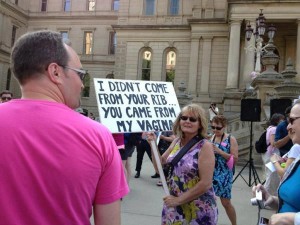 You came from my vagina